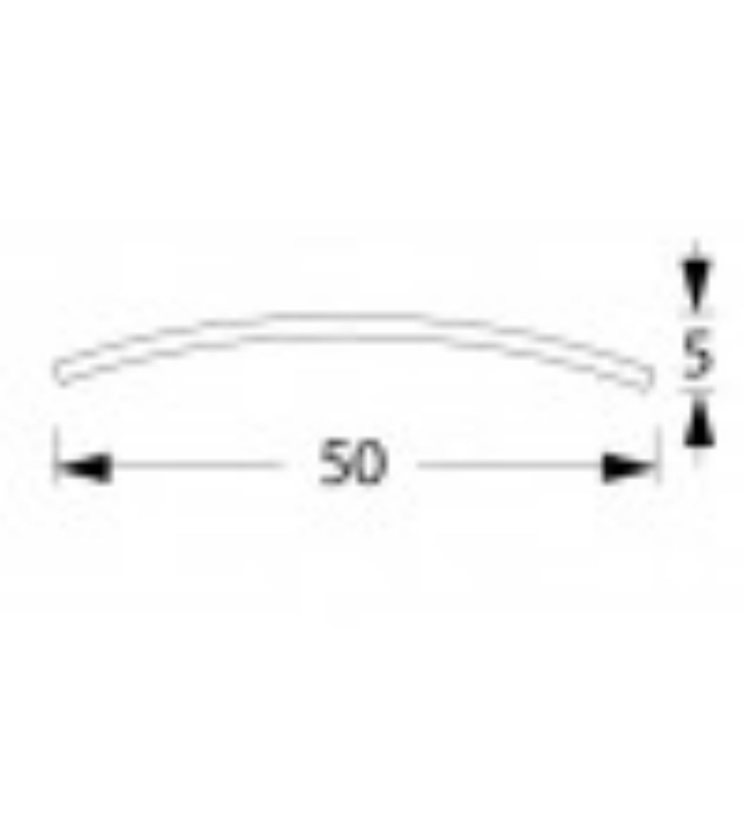 Billede af Overgangsprofil 2x50mm RS STÅL